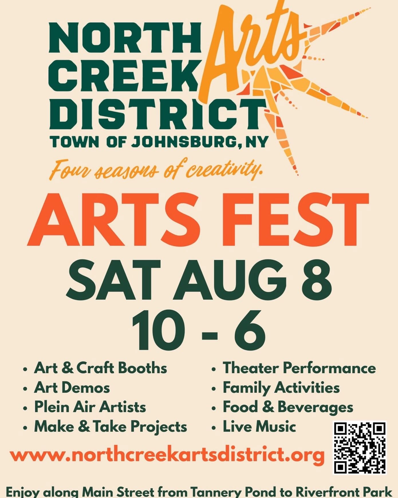 North Creek Arts Festival, 8/8/2026